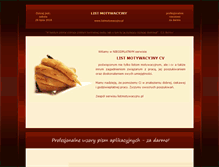 Tablet Screenshot of listmotywacyjny.pl