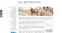Desktop Screenshot of listmotywacyjny.org